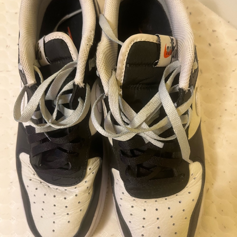Nike White and Black Athletic Shoes
